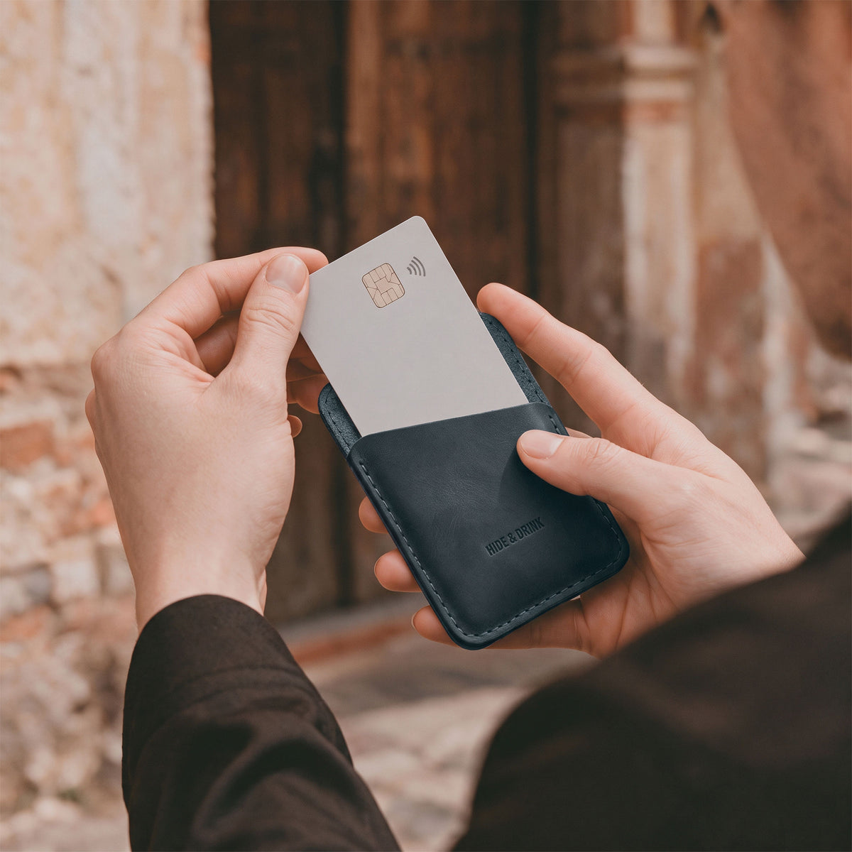 Minimalist Card Holder - Stockyard X 'The Leather Store'