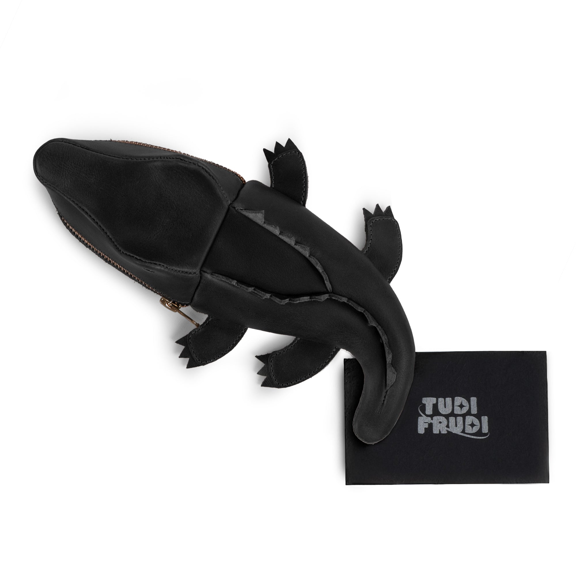 Leather Gator Pouch