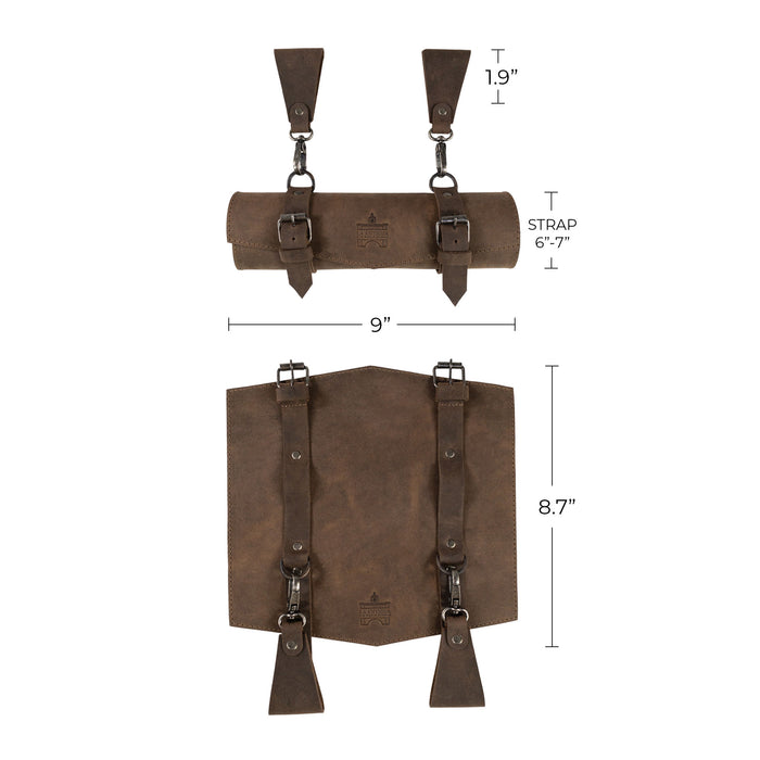 Map Holder for Belt - Stockyard X 'The Leather Store'