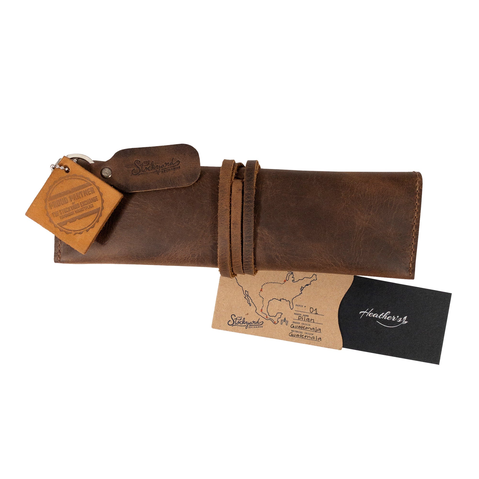 Rectangular Bag for Eyebrow Brushes - Stockyard X 'The Leather Store'