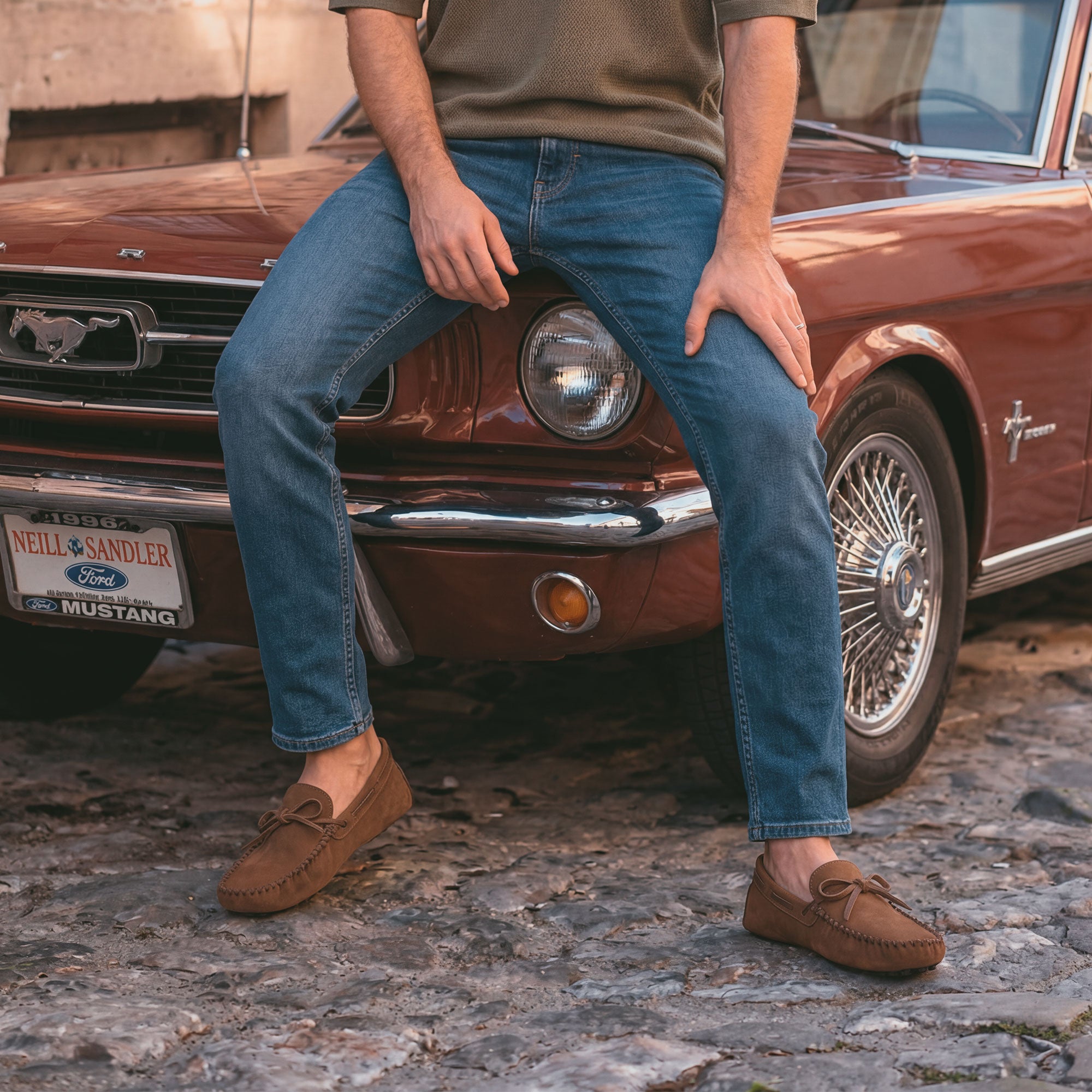 The Roadster Leather Driving Moccasins – StockyardX, The Leather Store