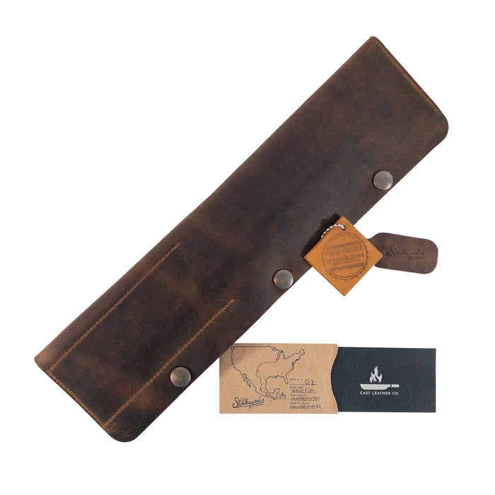 Rectangular Case for 2 Chef's Knives - Stockyard X 'The Leather Store'