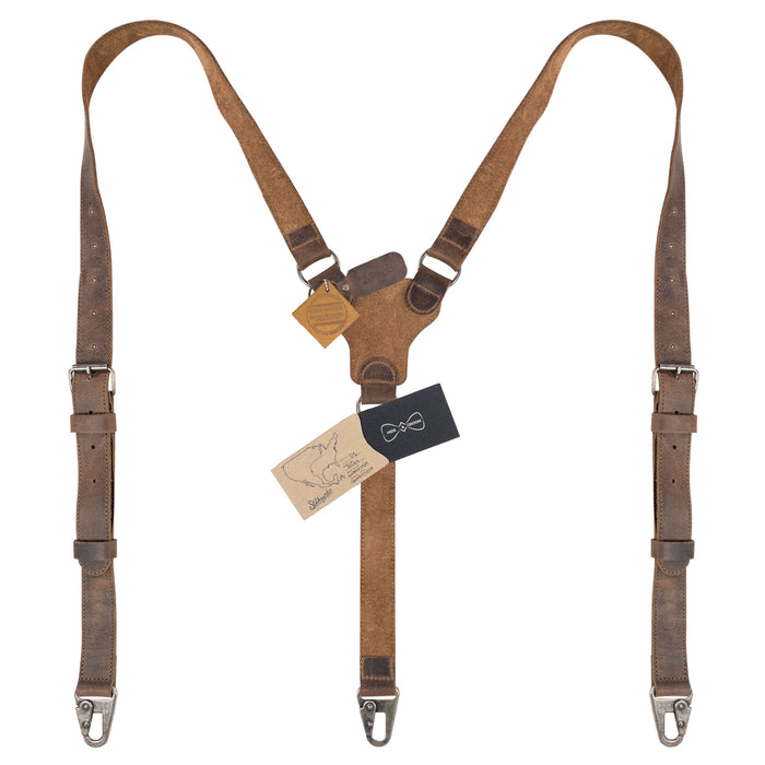 Y Back Formal Suspenders - Stockyard X 'The Leather Store'