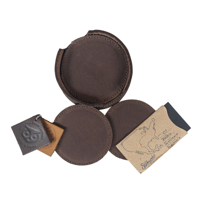 Coasters Set (8-Pack) - Stockyard X 'The Leather Store'