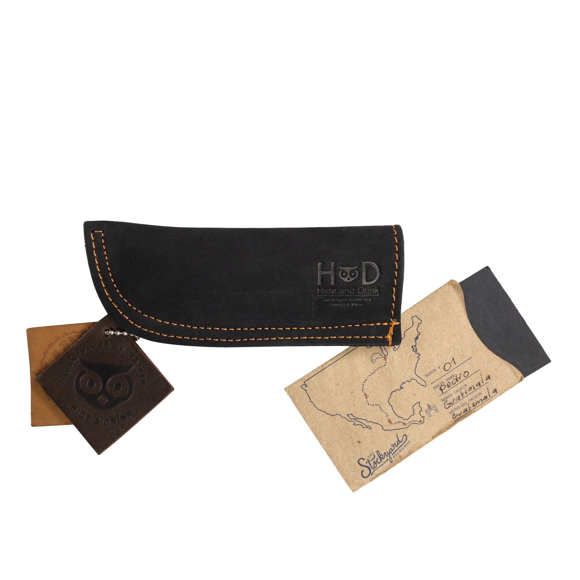 Hot Pan Handle Cover by Hide & Drink, designed for comfort and safety when handling hot cookware, made from premium leather, handcrafted in La Antigua Guatemala & Oaxaca Mexico.