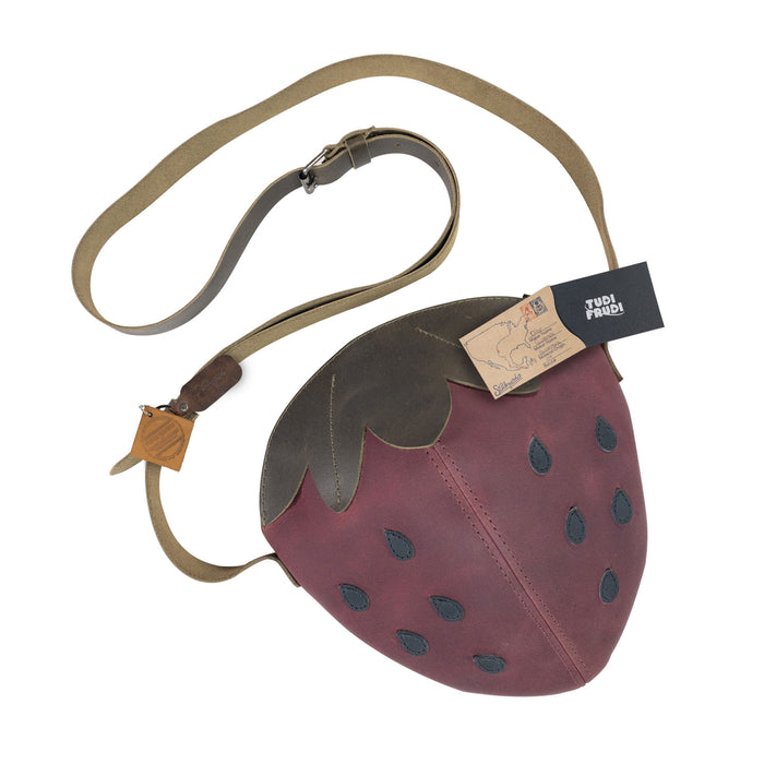 Strawberry-Shaped Shoulder Bag - Stockyard X 'The Leather Store'