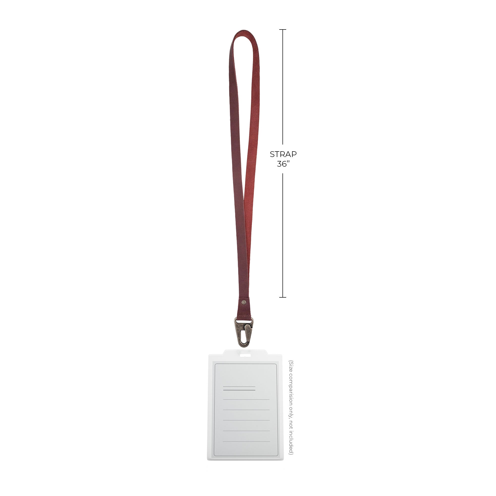 Stylish Lanyard Keychain from Hide & Drink, crafted with a sturdy hook and made of black leather. A perfect choice for men and women, showcasing artisan craftsmanship from La Antigua Guatemala & Oaxaca Mexico.