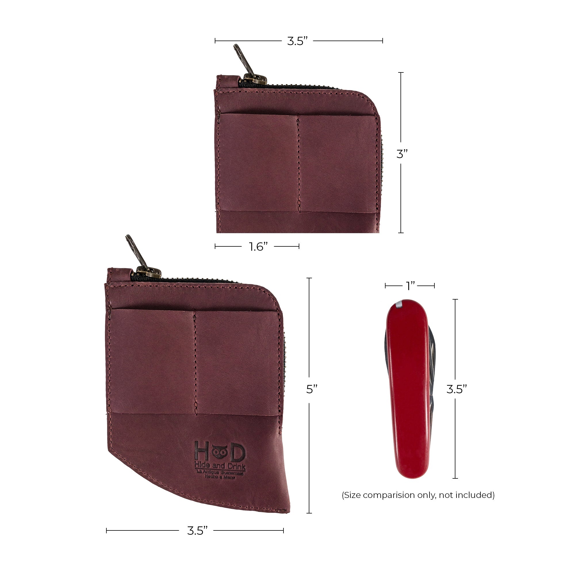 Hide & Drink EDC Pocket Wallet showcasing its unique features and durability, perfect for the modern minimalist.