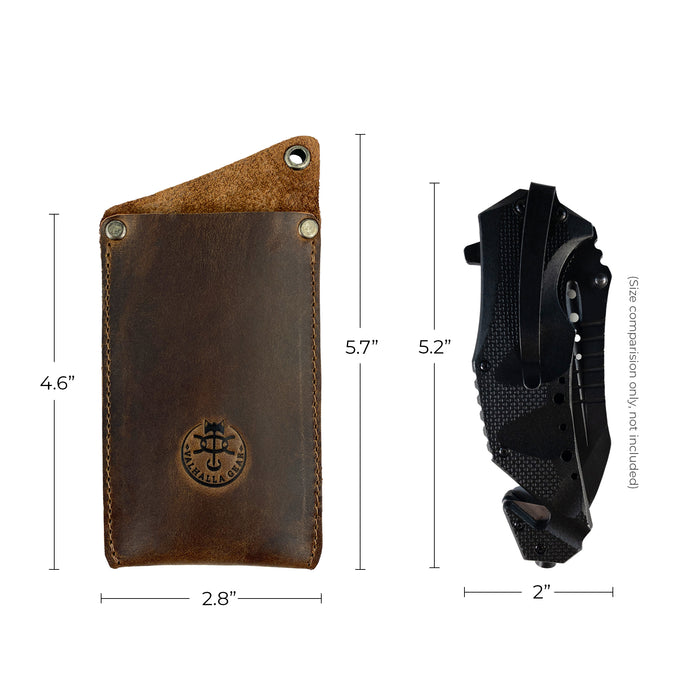 Vertical Knife Sheath - Stockyard X 'The Leather Store'