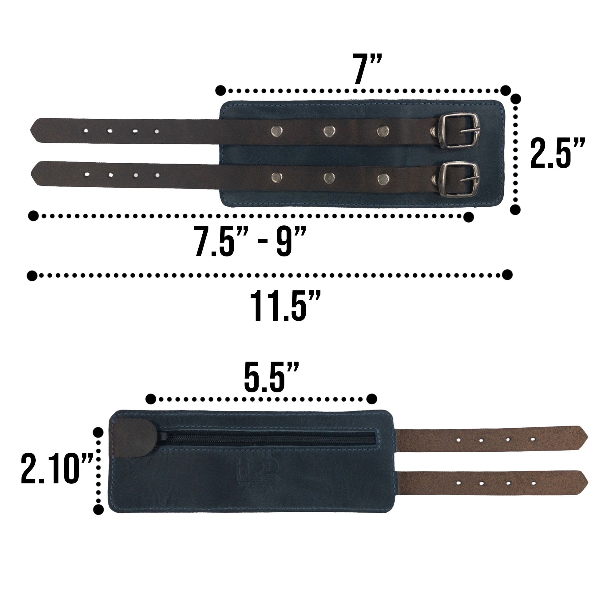 Showcasing Hide & Drink's Wrist-Wallet-Cuff featuring a premium Full Grain Leather construction. This rustic leather bracelet integrates a hidden pouch for bills and an inner zippered pouch, enhancing functionality. Each piece is handcrafted in La Antigua Guatemala & Oaxaca Mexico, showcasing quality artistry.