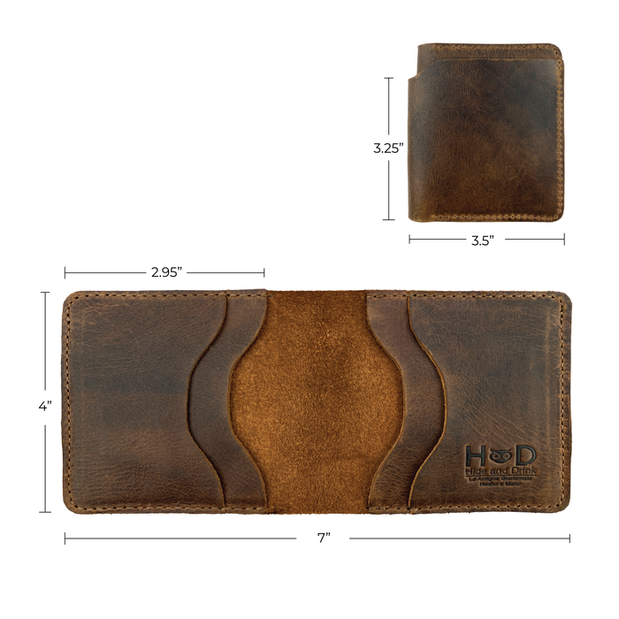 Bifold Wallet with Extra Layer - Stockyard X 'The Leather Store'