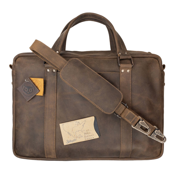 Leather Briefcase - Stockyard X 'The Leather Store'