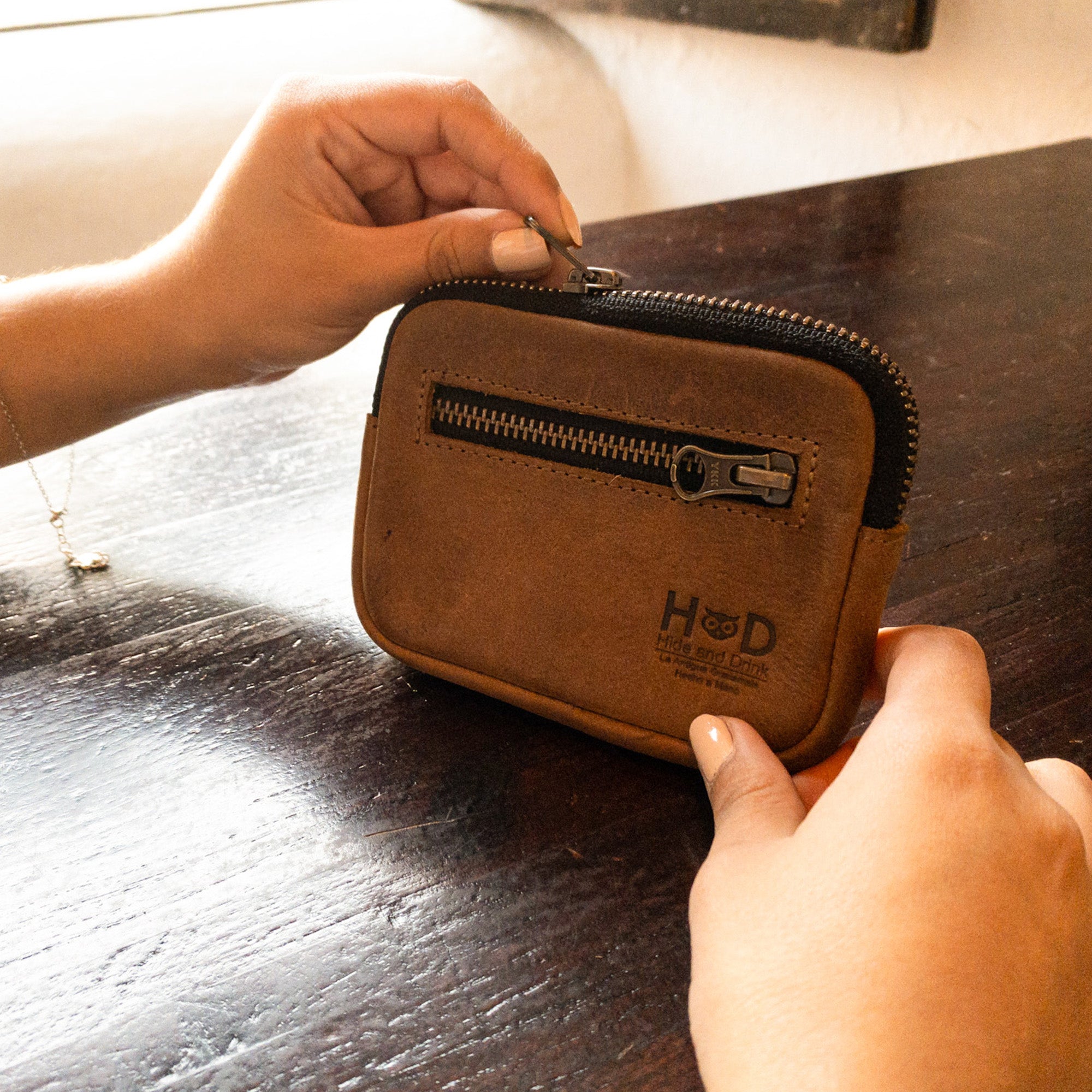 Zippered Wallet - Stockyard X 'The Leather Store'