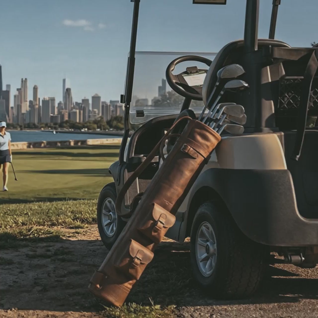 Vintage Sunday Carry Golf Bag – StockyardX, The Leather Store
