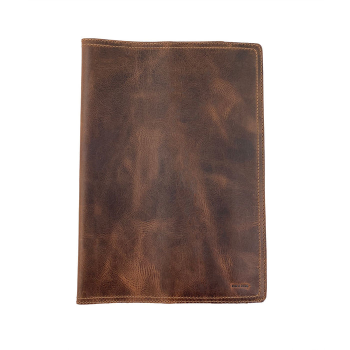 Hard Cover Notebook Protector A4 (8.25 X 11.75 in.) Notebook NOT Included - Stockyard X 'The Leather Store'