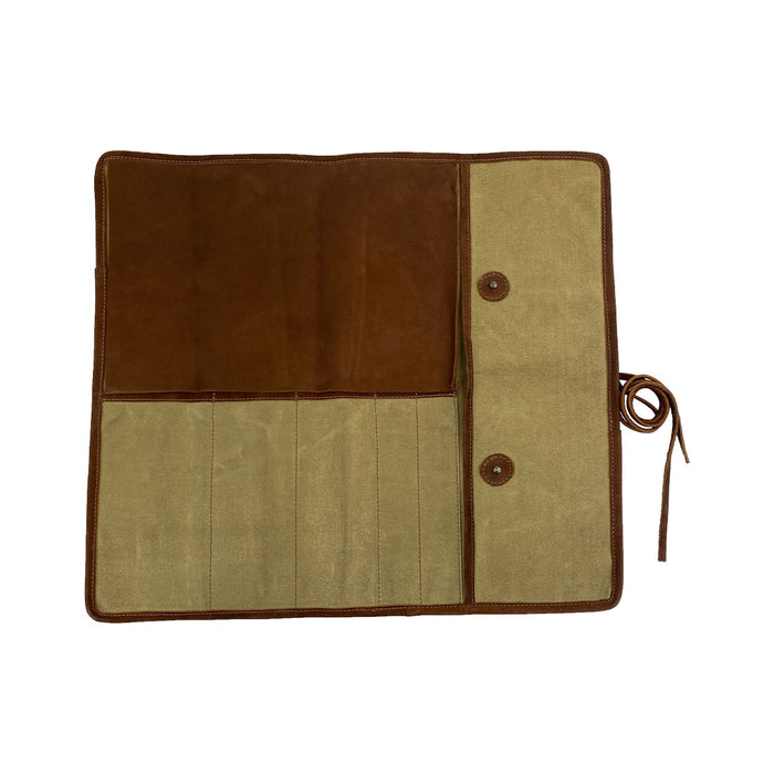Knife Roll (5 Pockets) - Stockyard X 'The Leather Store'