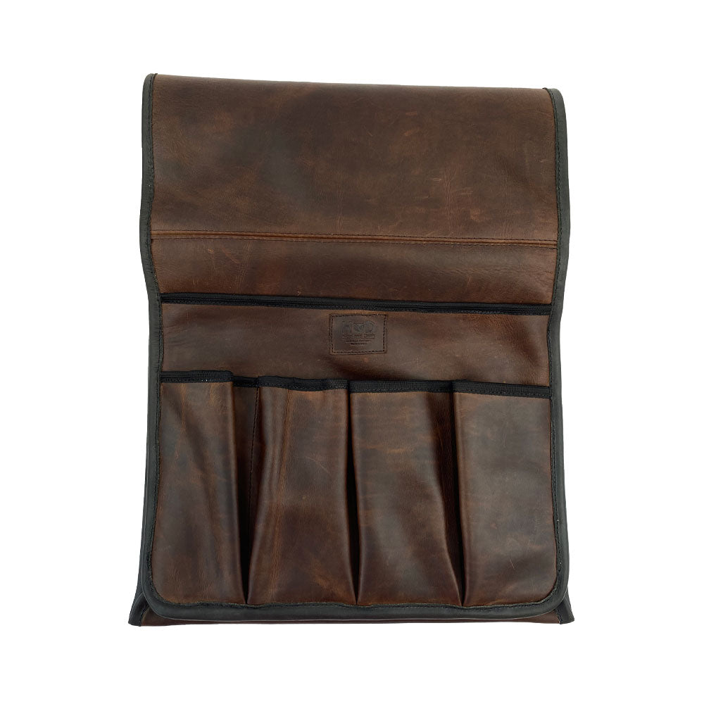 Non Slip Remote Control Holder Bourbon Brown - Stockyard X 'The Leather Store'