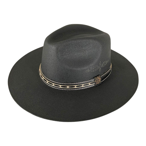 Indiana Eastwood Cowboy Hat Handmade from Oaxacan Cotton - Black - Stockyard X 'The Leather Store'