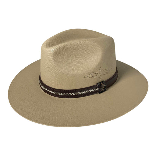 Indiana Eastwood Cowboy Hat Handmade from Oaxacan Cotton - Dark Brown - Stockyard X 'The Leather Store'