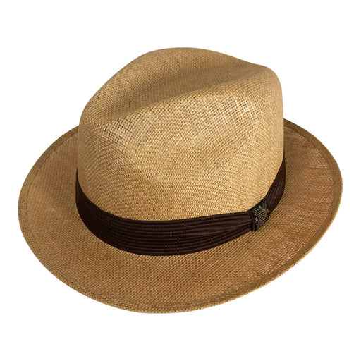 Short Brim Panama Hat Handmade from 100% Oaxacan Jute - Cafe Con Leche - Stockyard X 'The Leather Store'