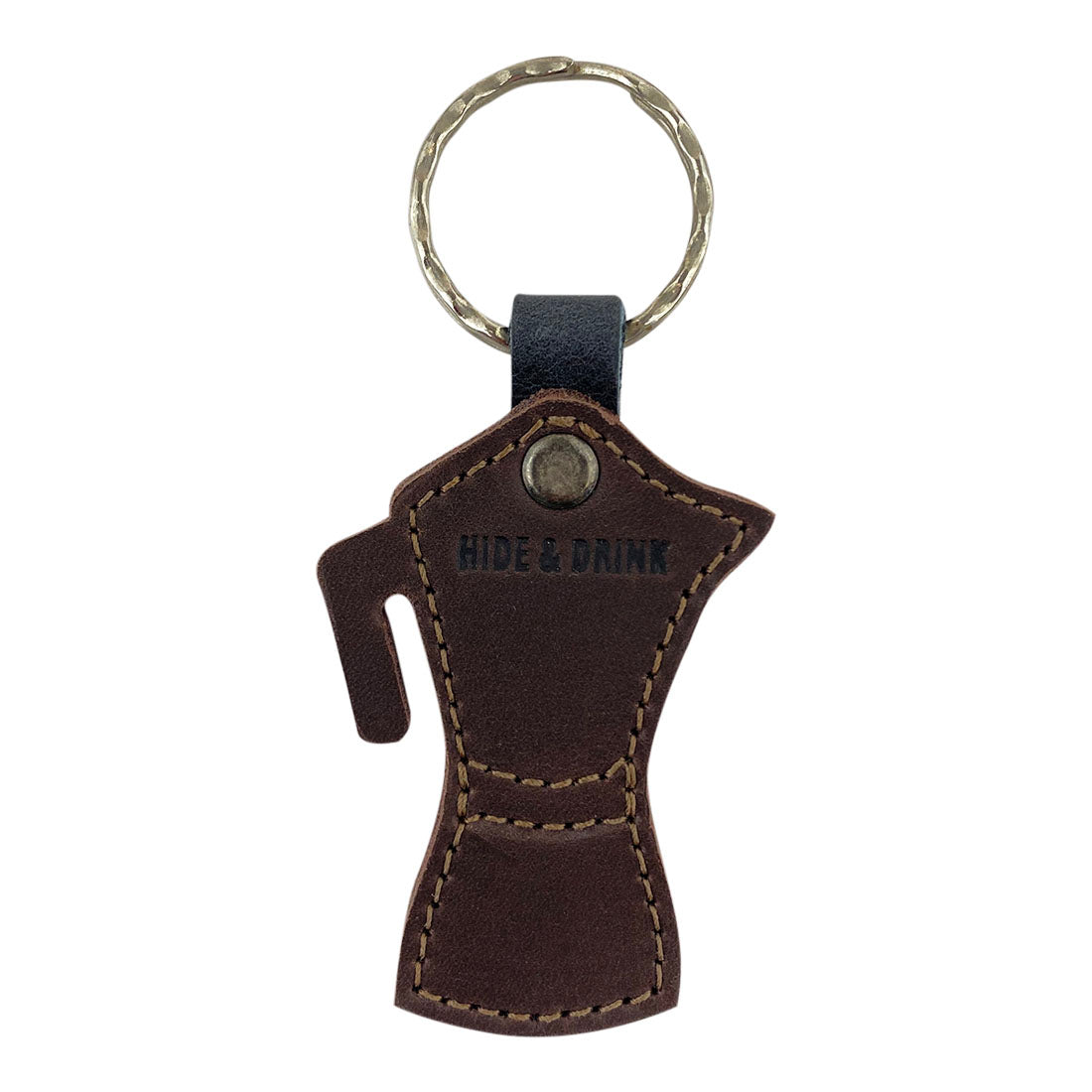 Moka Pot Keychain - Stockyard X 'The Leather Store'