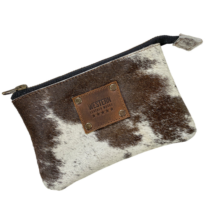 Furry Zippered Wallet - Stockyard X 'The Leather Store'