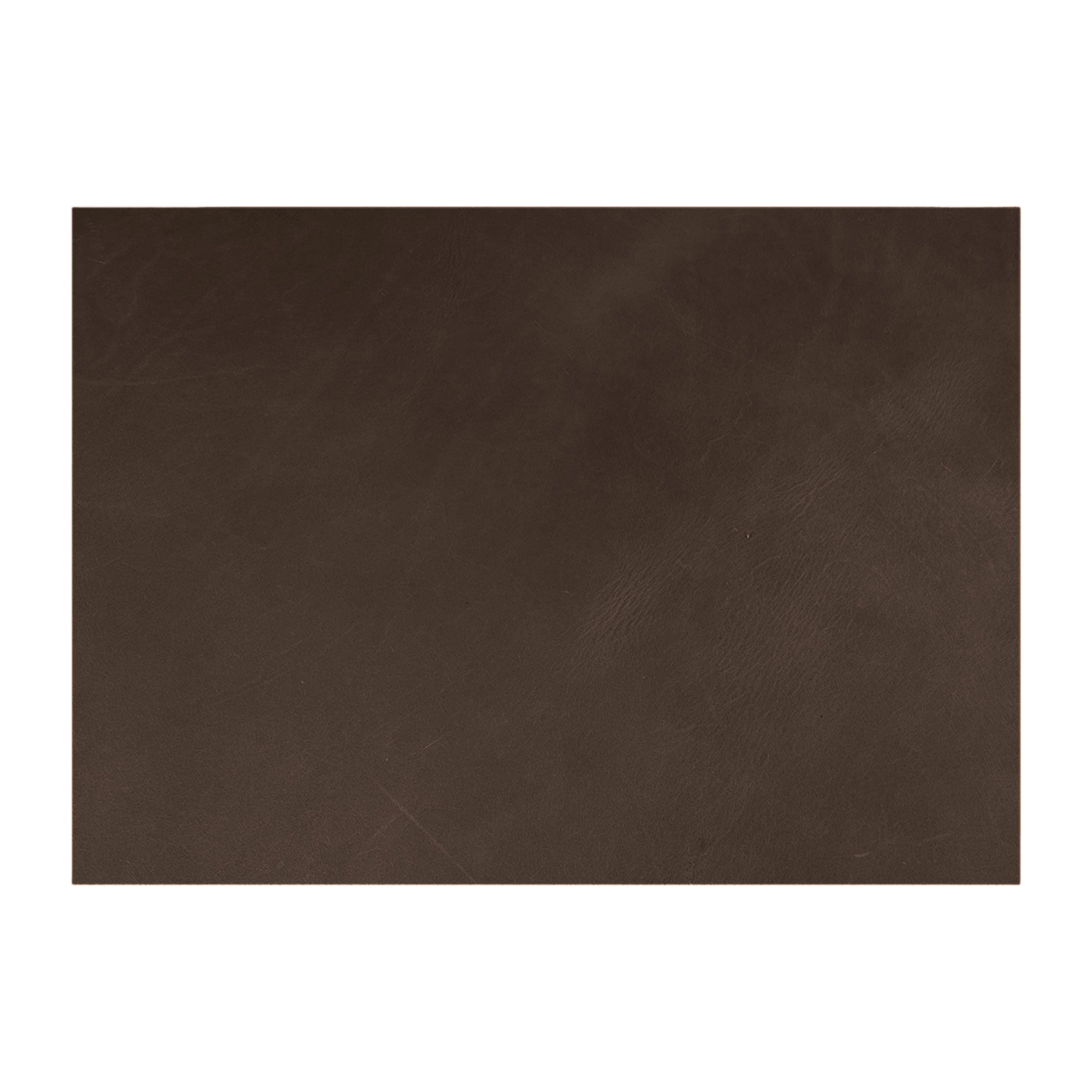 A rich dark brown Leather Rectangle 8 x 11 in. from Thick Full Grain Leather (2.6 to 2.8mm) by Leather Handcraft Supply Depot, perfect for DIY projects. This Full Grain Leather Rectangle (8 X 11 in.) from Thick Full Grain Leather (2.6 to 2.8mm) is ideal for hobby workshops and small batch production, showcasing high-quality craftsmanship, hand cut, and fire branded in La Antigua Guatemala & Oaxaca Mexico.