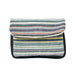 Striped Canvas Coin Pouch - Stockyard X 'The Leather Store'