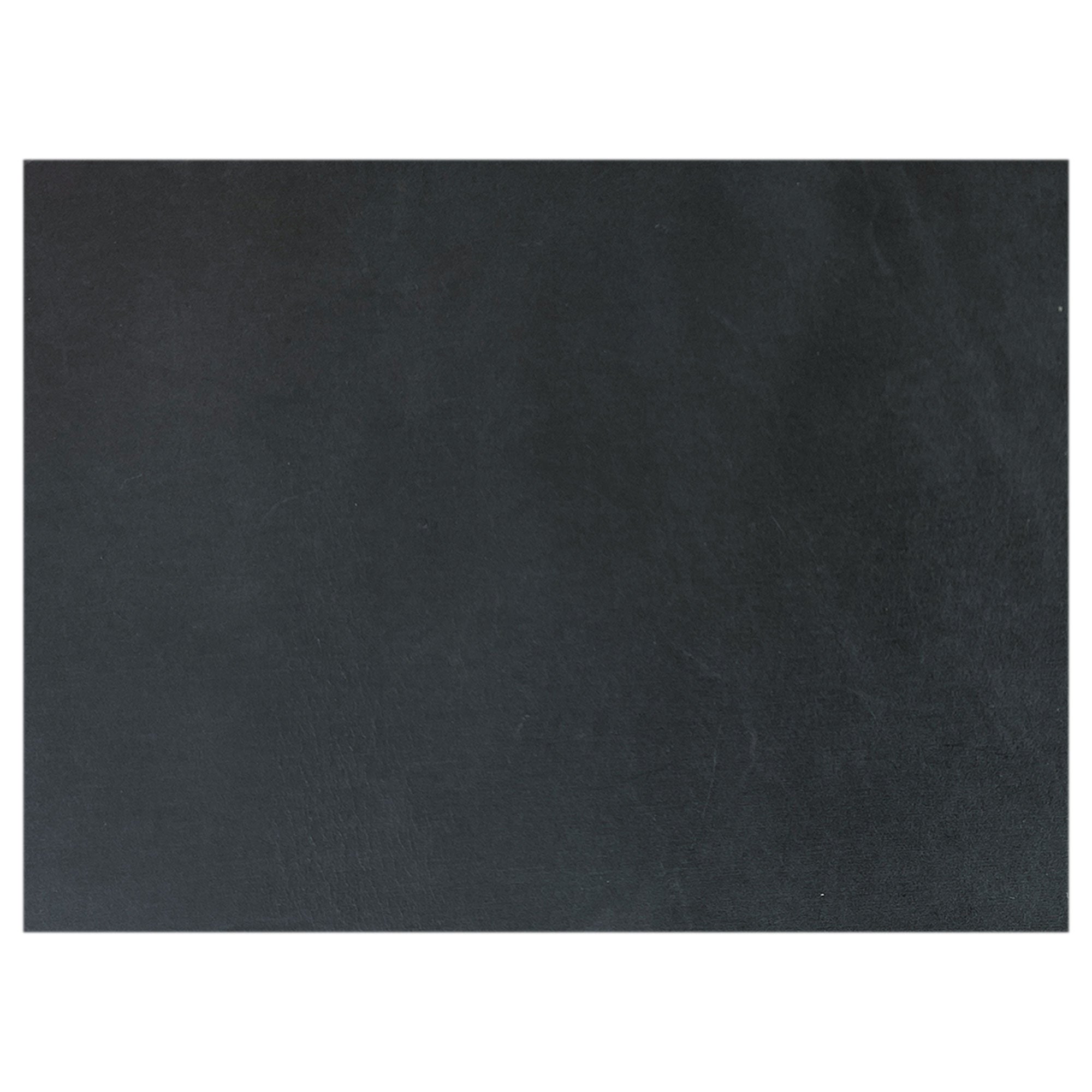 A glossy black Leather Rectangle 8 x 11 in. from Thick Full Grain Leather (2.6 to 2.8mm) by Leather Handcraft Supply Depot ideal for high-end crafting. This Full Grain Leather Rectangle (8 X 11 in.) from Thick Full Grain Leather (2.6 to 2.8mm) is suited for hobby workshops, artisan sewing, and small batch productions, thoughtfully handcrafted in La Antigua Guatemala & Oaxaca Mexico.
