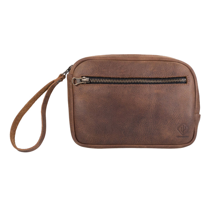 Tech Zippered Pouch - Stockyard X 'The Leather Store'