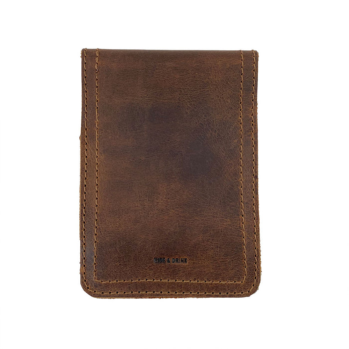 Hard Cover Reporter Protector Pocket (3.5 x 5.5 in.) Notebook NOT Included - Stockyard X 'The Leather Store'