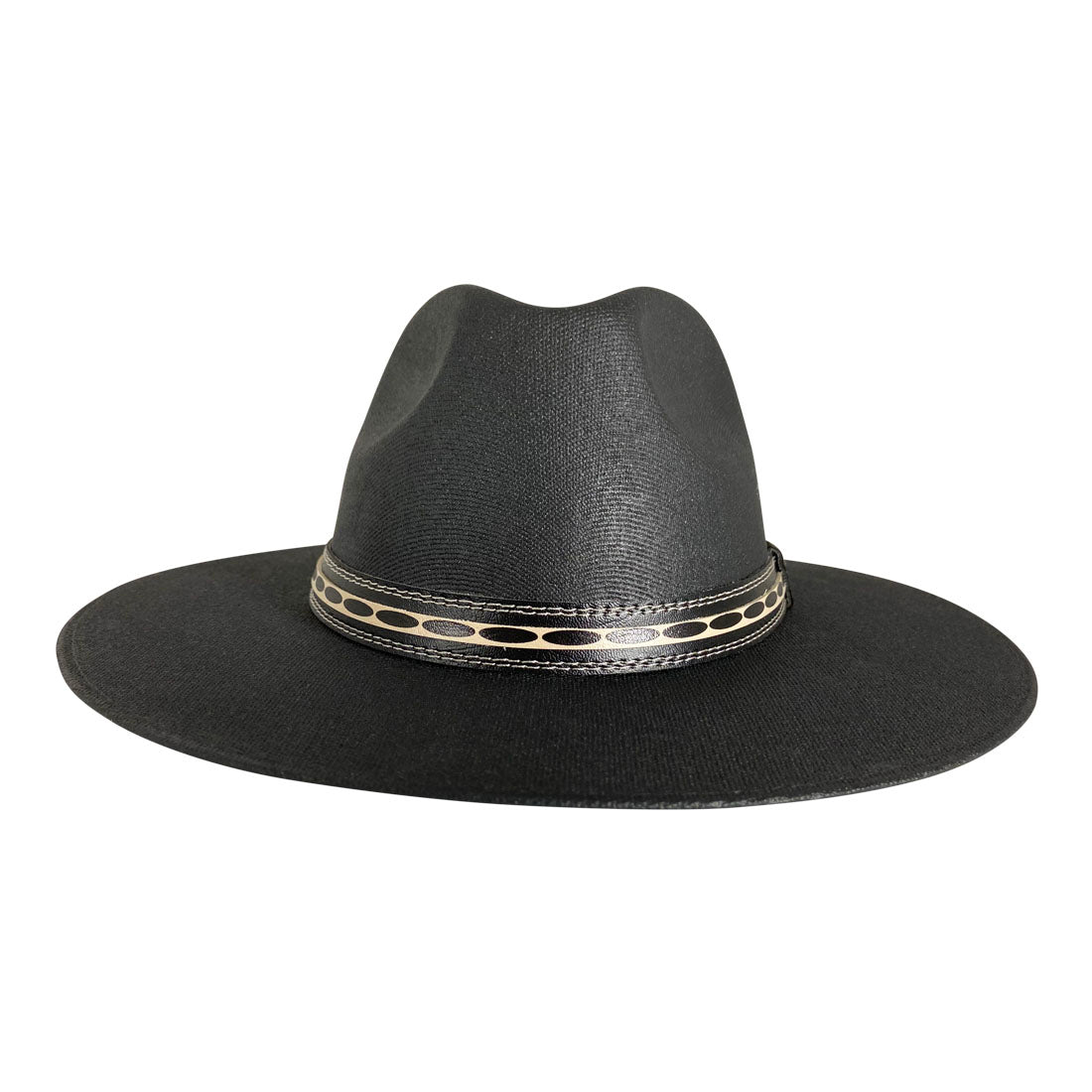 Indiana Eastwood Cowboy Hat Handmade from Oaxacan Cotton - Black - Stockyard X 'The Leather Store'