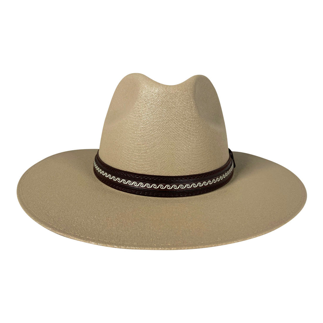 Indiana Eastwood Cowboy Hat Handmade from Oaxacan Cotton - Dark Brown - Stockyard X 'The Leather Store'