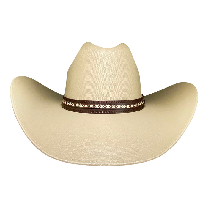 Wide Brim Cowboy Hat Handmade from 100% Oaxacan Cotton - Dark Brown - Stockyard X 'The Leather Store'