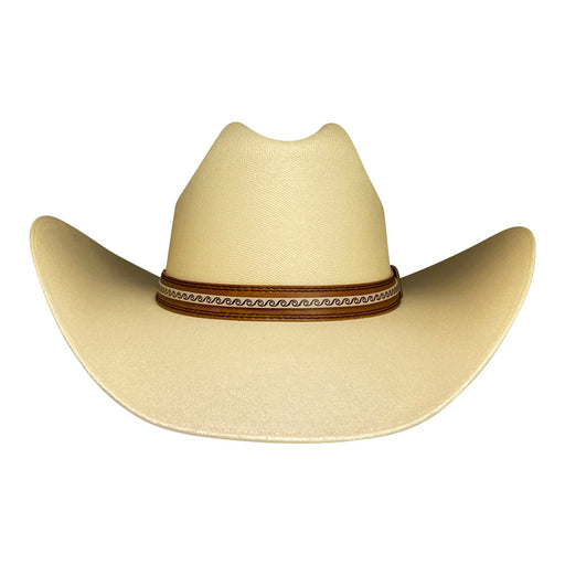 Wide Brim Cowboy Hat Handmade from 100% Oaxacan Cotton - Light Brown - Stockyard X 'The Leather Store'