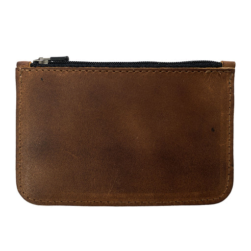Zippered Half Wallet - Stockyard X 'The Leather Store'