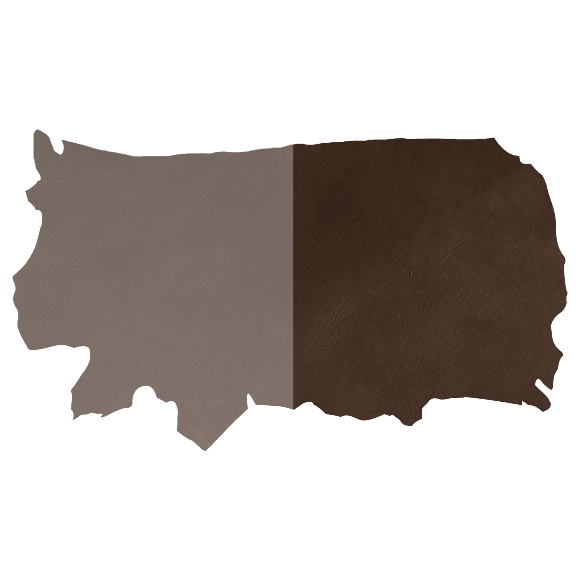 Half Sheet of Thick Cowhide (2.6 to 2.8mm) Size Varies 10 to 13 Square Feet - Stockyard X 'The Leather Store'