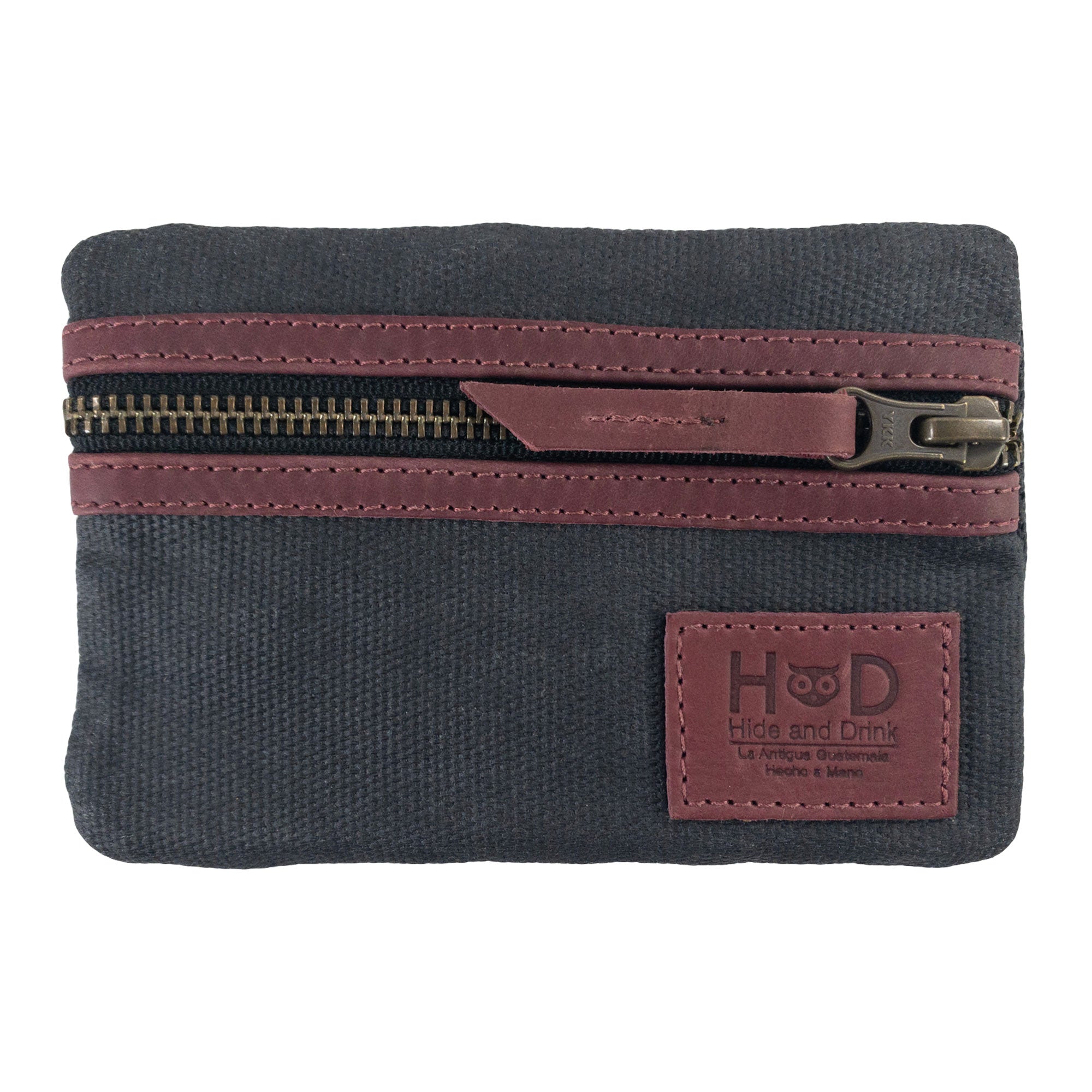 Zippered teal Multi-tool Pocket Pouch by Hide & Drink, known for its innovative design and practicality for organization.