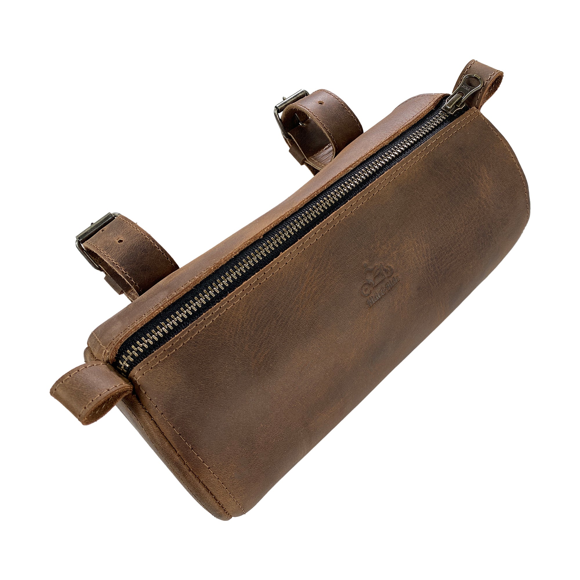 Motorcycle Handlebar Bag - Stockyard X 'The Leather Store'
