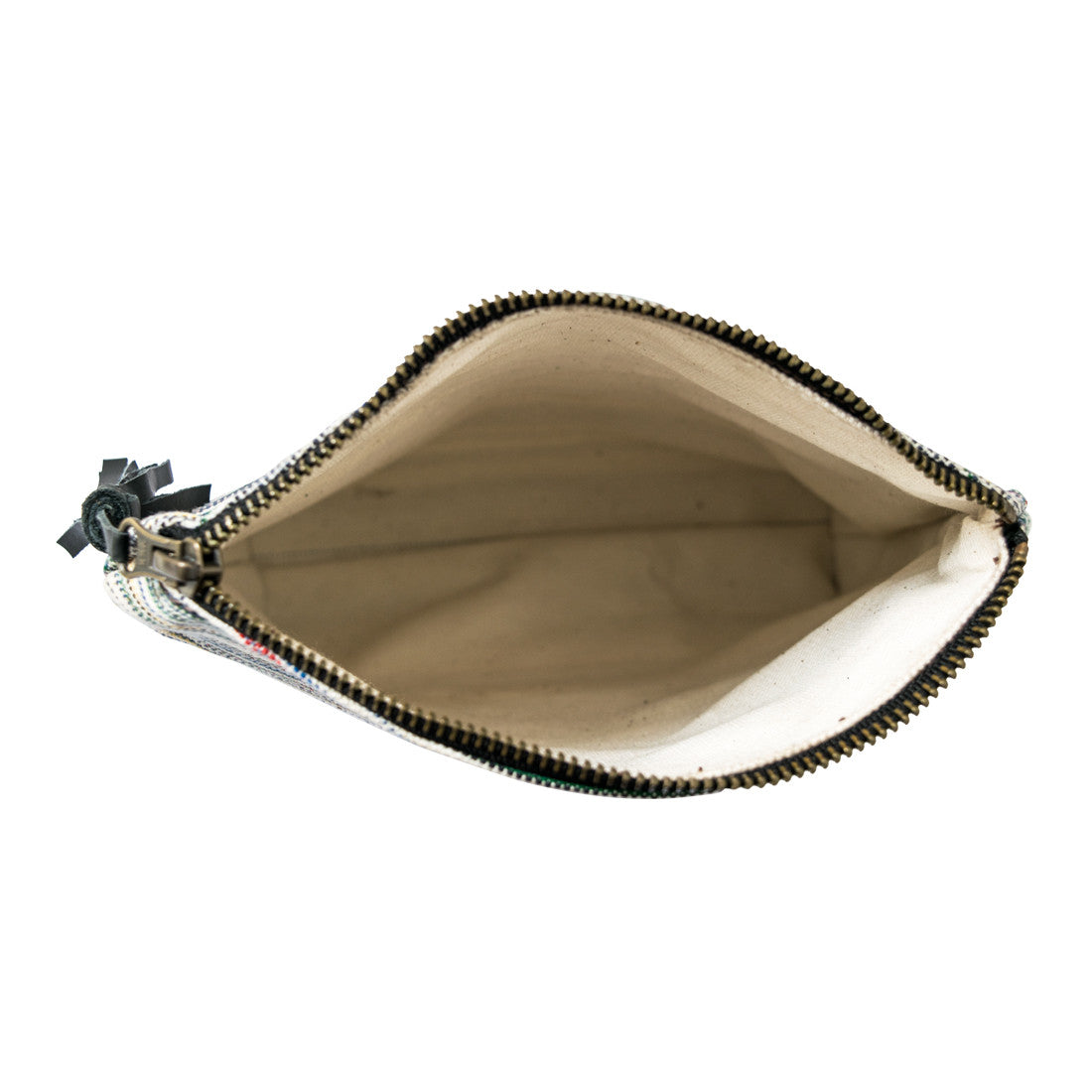 Striped Canvas Clutch Bag - Stockyard X 'The Leather Store'