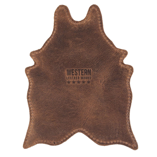 Cowhide Shape Set of 6 Coasters - Stockyard X 'The Leather Store'