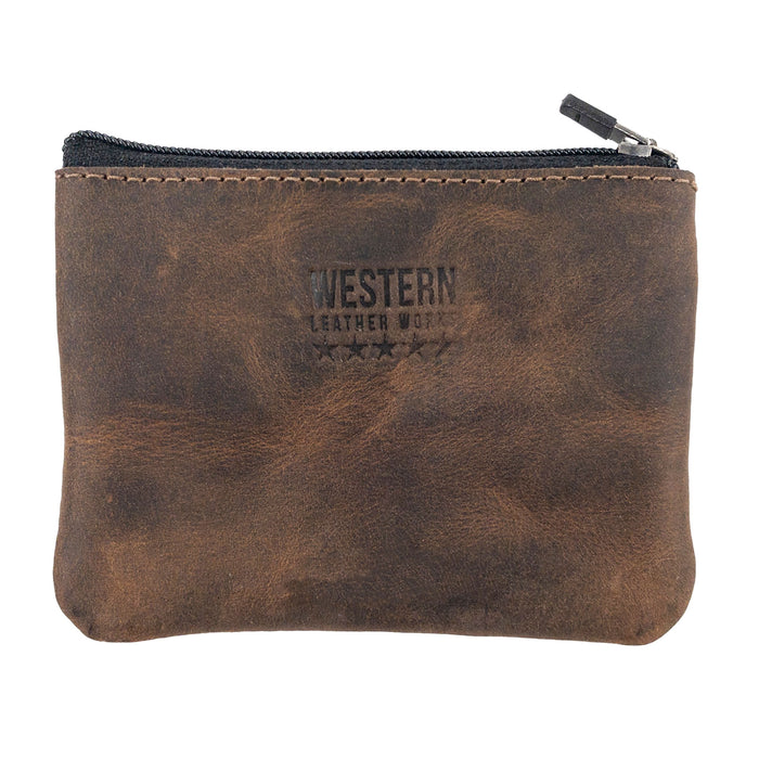 Compact Zippered Wallet - Stockyard X 'The Leather Store'