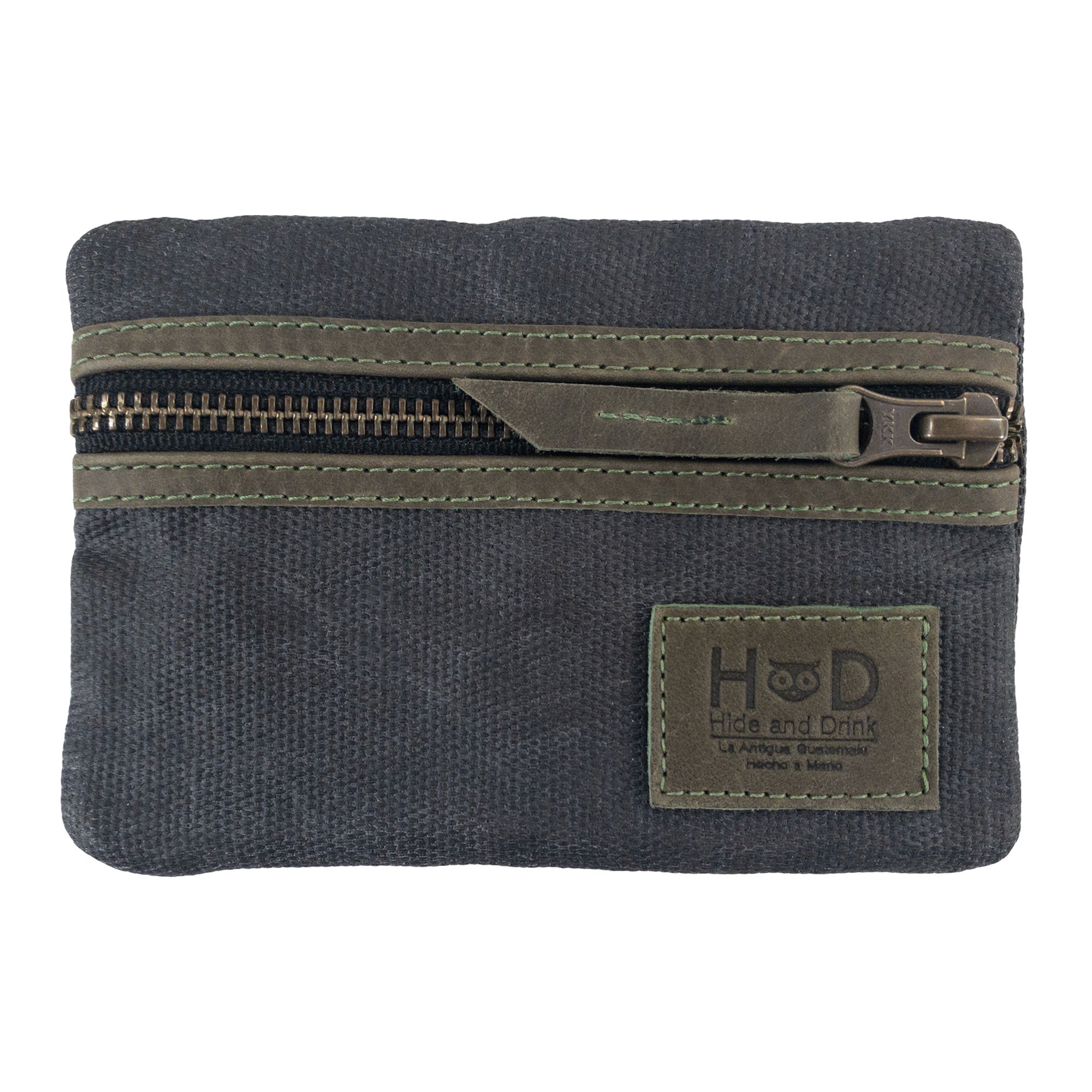 Zippered navy Multi-tool Pocket Pouch by Hide & Drink, designed for durability and everyday functionality.