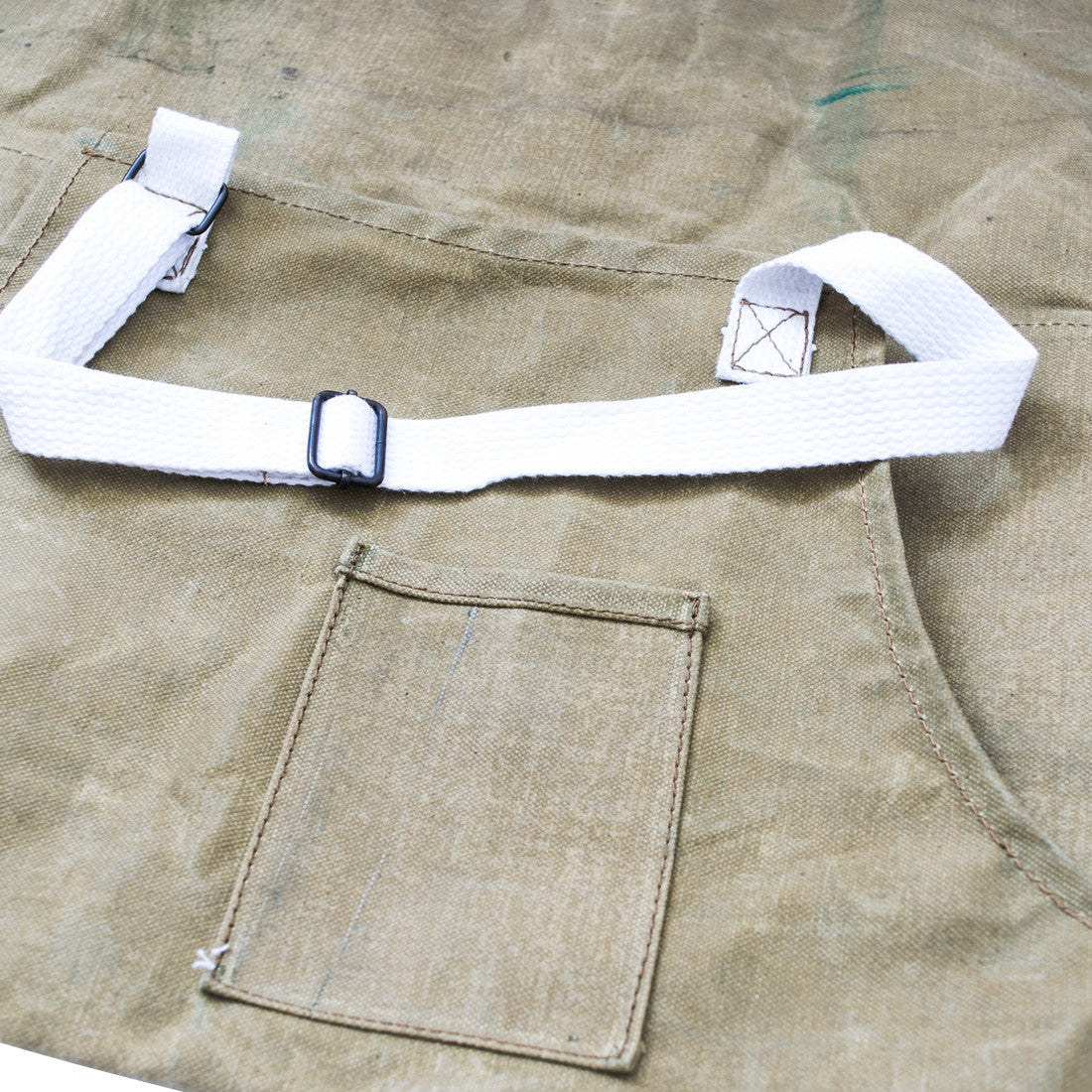 Waxed Canvas Full Apron - Stockyard X 'The Leather Store'