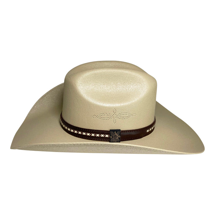 Wide Brim Cowboy Hat Handmade from 100% Oaxacan Cotton - Dark Brown - Stockyard X 'The Leather Store'
