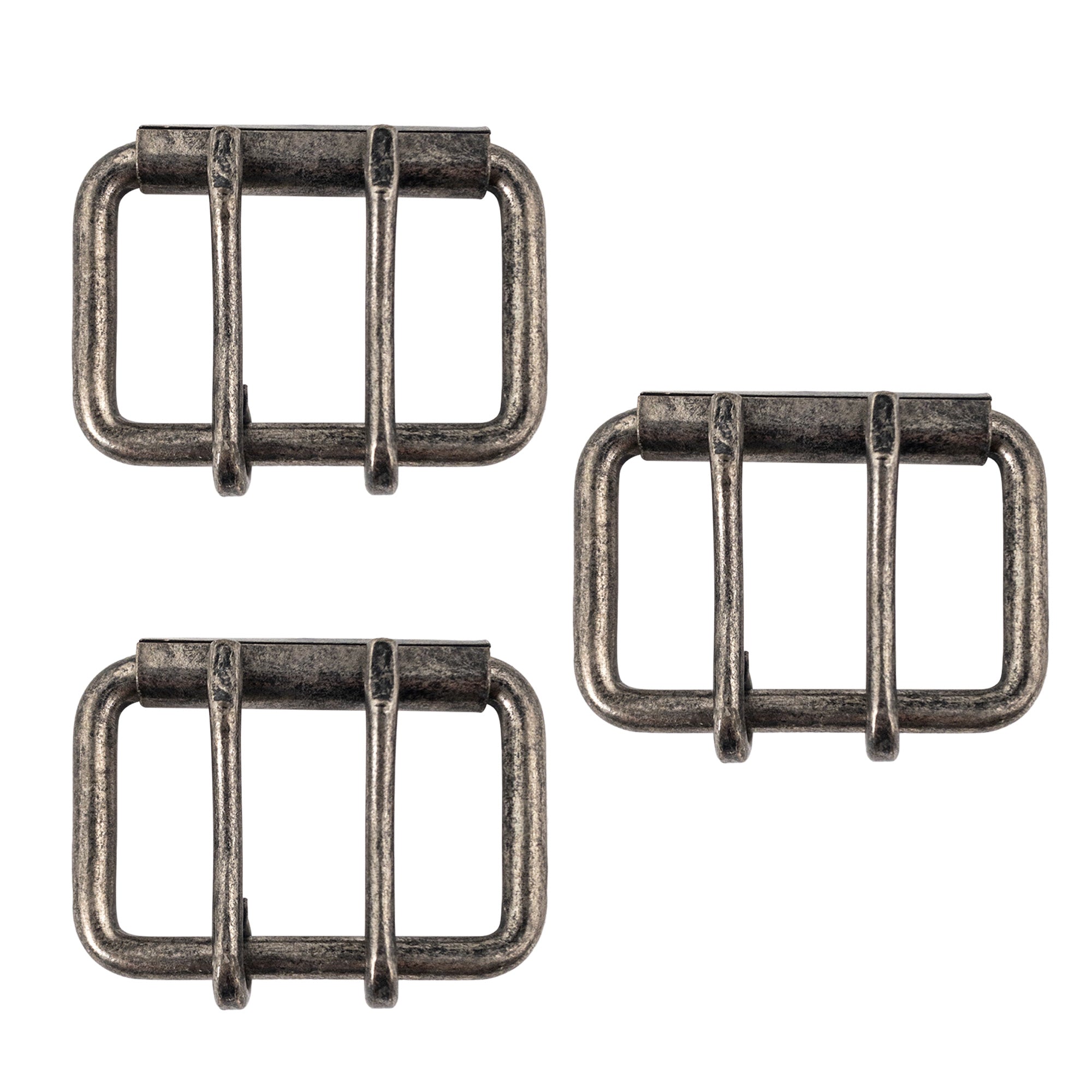 2 Inch Belt Double Prong Buckle Replacement Rustic (54mm) - Stockyard X 'The Leather Store'