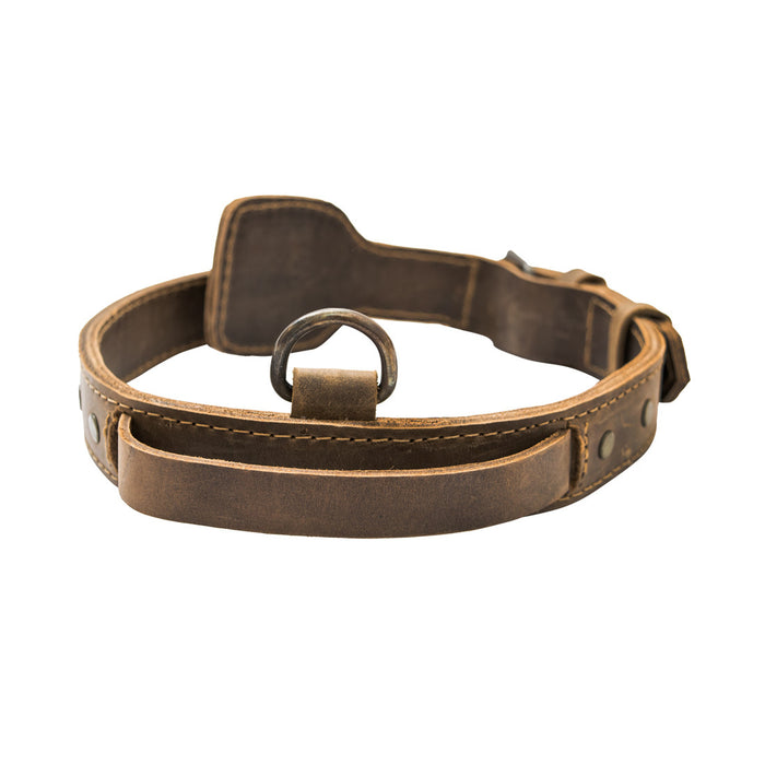 Thick Leather Dog Collar - Stockyard X 'The Leather Store'