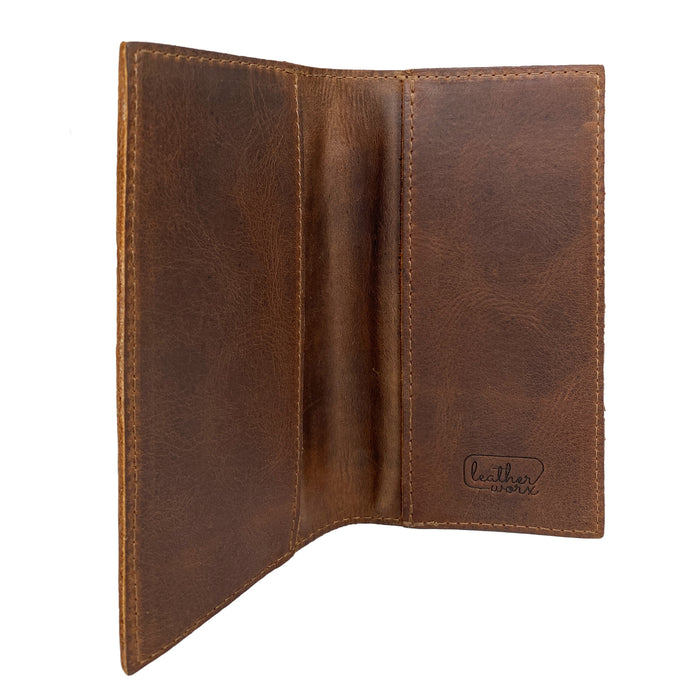 Checkbook Cover - Stockyard X 'The Leather Store'
