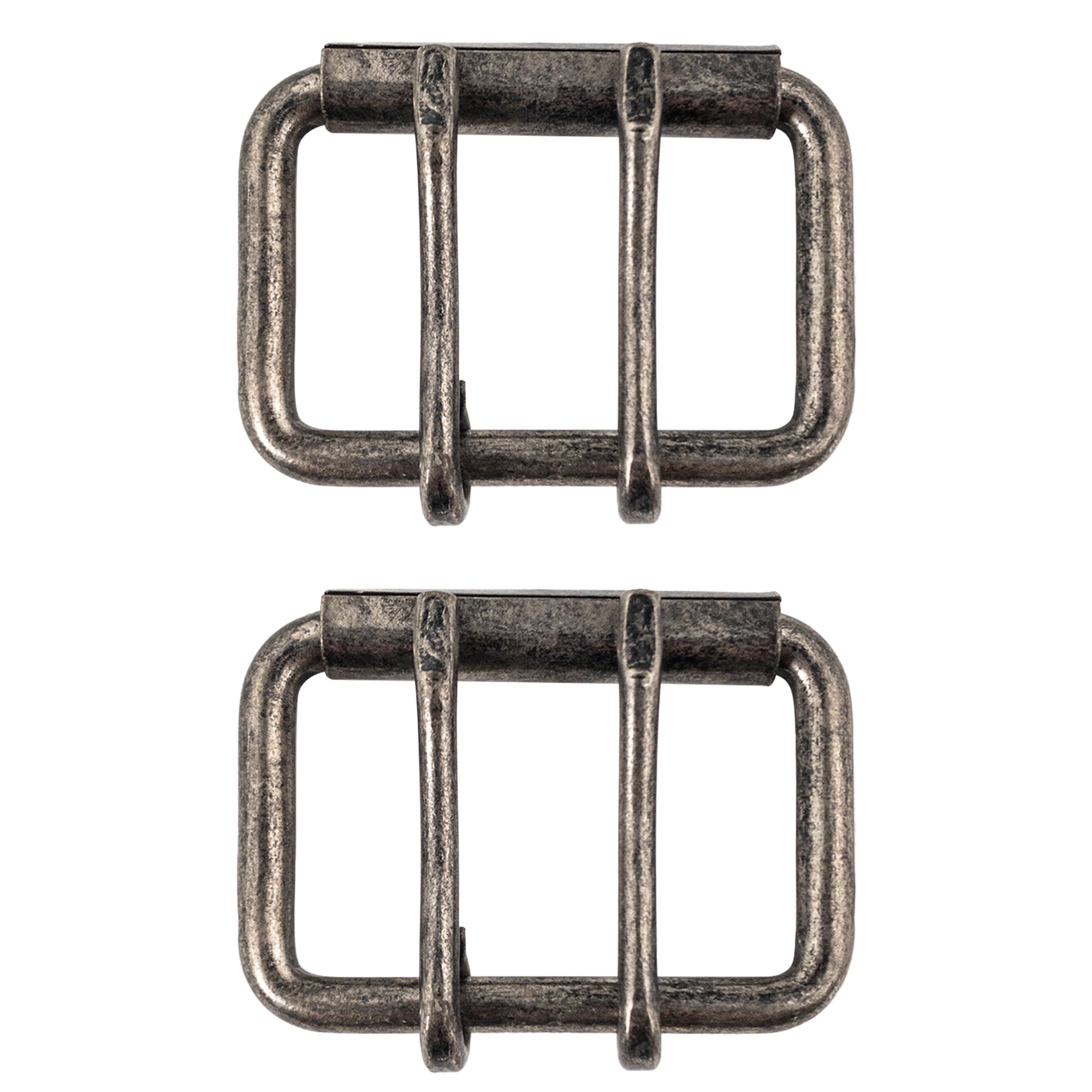 2 Inch Belt Double Prong Buckle Replacement Rustic (54mm) - Stockyard X 'The Leather Store'