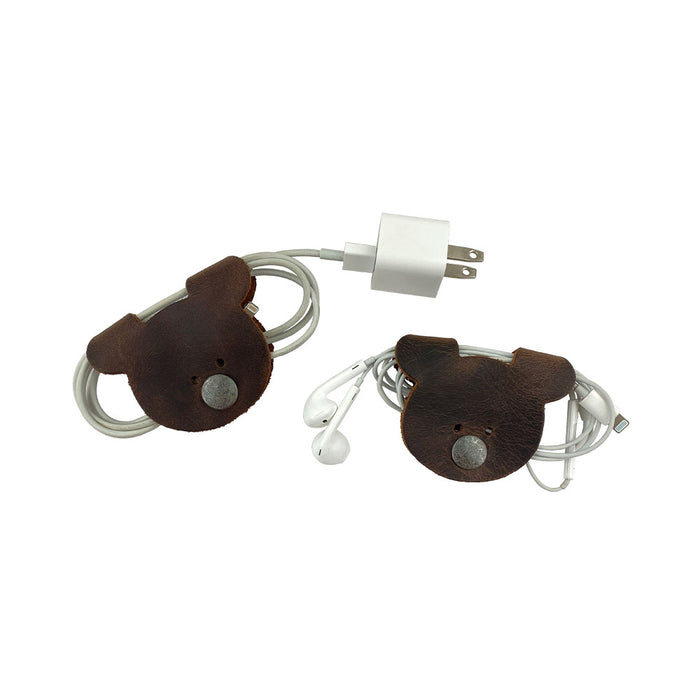 Bear Shaped Cord Keeper (2-Pack) - Stockyard X 'The Leather Store'